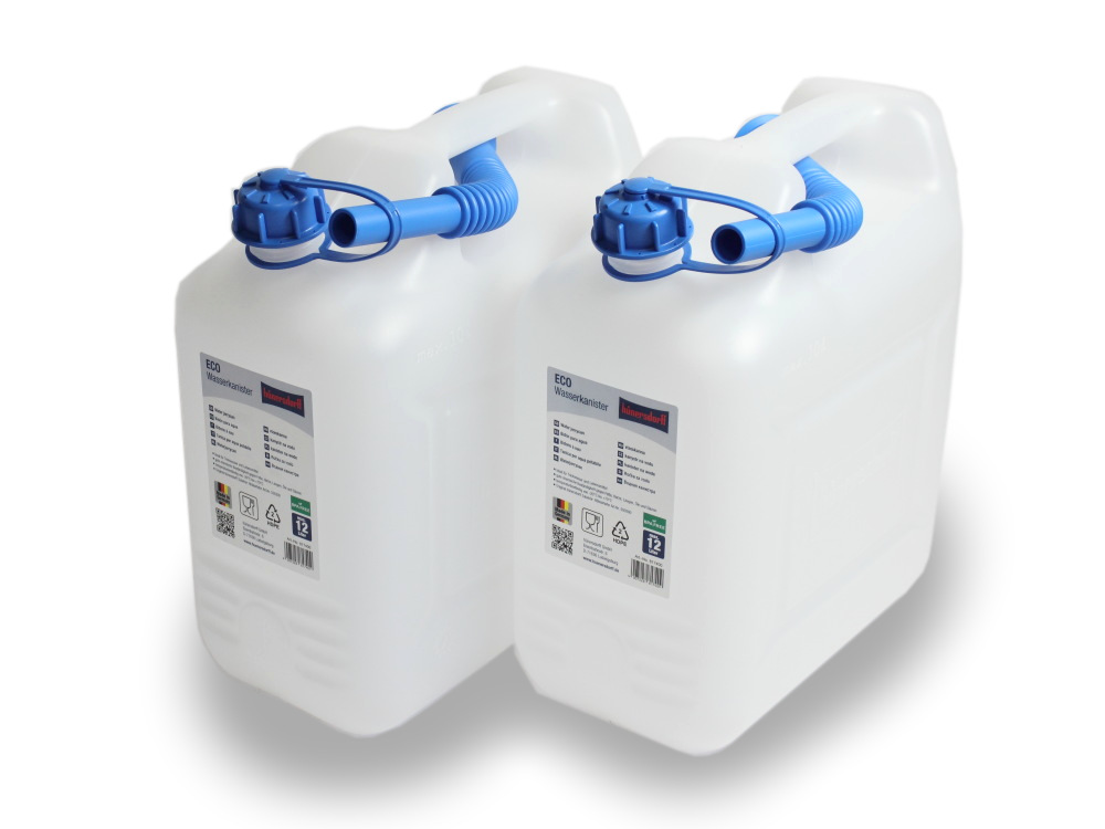 Kunststoff Wasserkanister ECO 20 Liter Kanister mit Ausgießer
